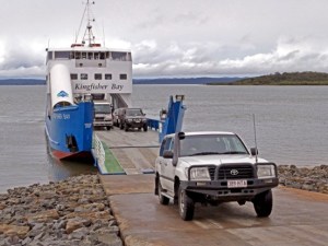 Another team of volunteers benefit from Kingfisher Group’s support to travel to Fraser Island for work projects.