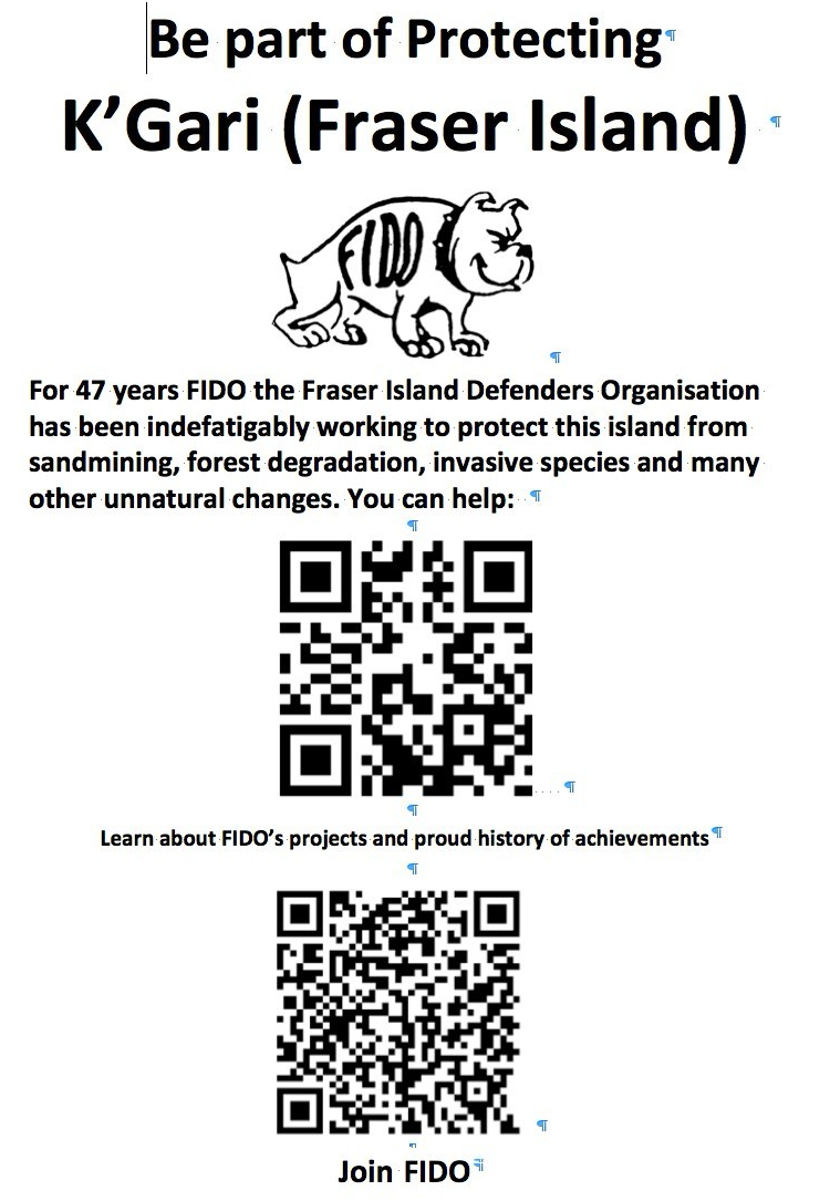 QR Codes on K’gari « FINIA